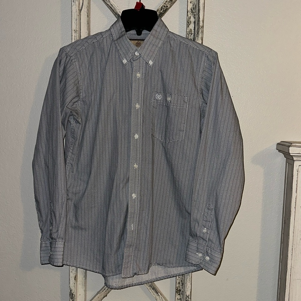 EUC Wrangler button down boys XL